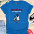 Beware crazy frenchie lady - V2 - Sit Cute Halloween T-Shirt